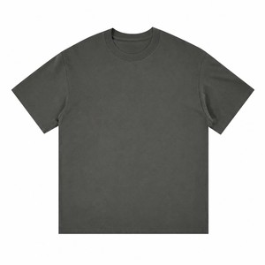 เสื้อยืดคอตตอน 100% หนัก 230 กรัม แบบสั่งทำพิเศษ OEM ODM ทรงโอเวอร์ไซส์ คอกลม แขนสั้น ไม่มีลาย พร้อมสกรีนโลโก้ - Product Image 5