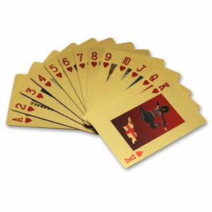 China Factory Stamping Playing Deck Gold Foil <b>Poker</b> Cards With Custom Logo - Product Image 4