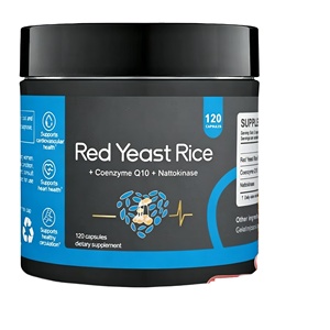 Suplemento de Coenzima Q10, Levadura Roja, Citrus Aurantium, Semilla de Uva y Vitaminas para el Apoyo Energético del Corazón, Suministro de Fábrica - Product Image 1