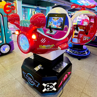 Machine de jeu d'arcade de tir aérien, manège pour enfants avec cabine rotative à 360°, certifiée CE, prix de gros direct usine pour centre de jeux