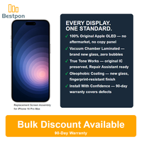 Repuesto de Pantalla OLED para iPhone 16 Pro Max, Reemplazo de Cristal, Reacondicionado, Panel y Circuito Integrado Originales, Grado A