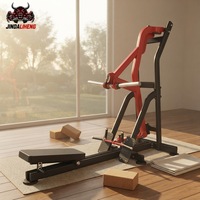 Machine à ramer assise à charge libre, équipement de gym commercial pour l'entraînement de la force du dos et des lombaires