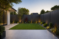 Panneaux de clôture en aluminium modernes, noirs, à lattes horizontales en métal, pour la sécurité des villas, des jardins et des cours arrière, OEM ODM