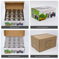 Meilleures ventes : Ensemble de pots à épices en acier inoxydable avec couvercle rotatif à fenêtre transparente, compartimentés, pour la cuisine et les fêtes, en gros