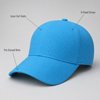 Casquette de baseball en nylon à 6 panneaux brodée à la main sur mesure, avec boucle métallique, unisexe, pour adultes, toutes saisons, activités de plein air, mode