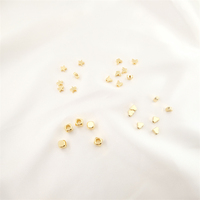 Perles entretoises en laiton plaqué or 18 carats, forme papillon et fleur, accessoires de bijouterie, perles séparées pentagramme, composants pour la fabrication de bijoux