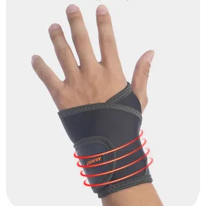 Hot Sales Custom Compression Adjustable Therapy Neoprene Pain Relief Medical Sport Wrist Brace Wristband