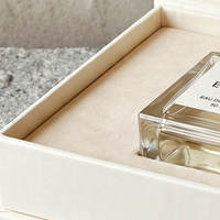 Scatola regalo personalizzata bianca per Eau de Toilette e scatola magnetica per fragranze con scatola di carta per profumo per la presentazione di fragranze.