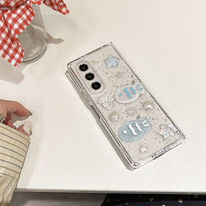 เคสโทรศัพท์ TPU ใสลายดาวปลาทะเลกากเพชรสไตล์เกาหลีเคสโทรศัพท์สำหรับผู้หญิง Samsung <span class=keywords><strong>Z</strong></span> Flip 6 5 <span class=keywords><strong>4</strong></span> - Product Image 6