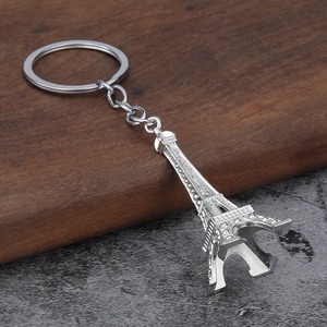 Portachiavi Souvenir <span class=keywords><strong>Torre</strong></span> <span class=keywords><strong>Eiffel</strong></span> in Stile Europeo, Personalizzato in Lega di Zinco 3D Argento, Produzione OEM ODM all'Ingrosso - Product Image 3