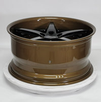 Hyper Black Fünfspeichen-Schmiedefelgen aus 6061 T6 Aluminiumlegierung 12000T Gepresst TÜV JWL VIA Std S4-00067 18-24 Maßgefertigt Neu Geruida