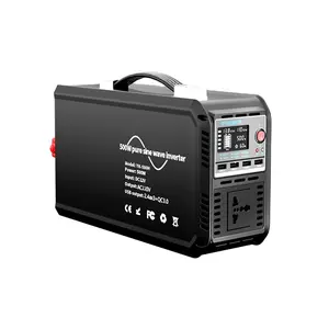 USB AC 소켓 12V 24VDC ~ 220VAC 500W 휴대용 오프 그리드 전원 인버터 포함