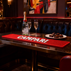Tapete de Barra de PVC Suave Ecológico y Seguro con Logotipo de <span class=keywords><strong>CAMPARI</strong></span> para Accesorios de Barra Red Bull, Personalizable OEM - Product Image 4