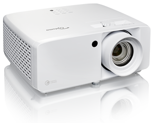 Projecteur de cinéma maison portable Optoma ZK551, 5100 lumens, laser 4K Ultra-HD, 3D, sans écran, cinéma privé en intérieur - Product Image 1