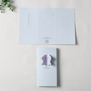 3D Butterfly Greenting Card con Bow Christmas Tarjetas de felicitación Año Nuevo Best Wishes Heart Tarjeta de felicitación - Product Image 6