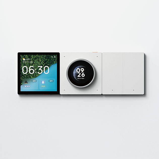 2025 Smart Home Kit TPR01 1.6" Smart Home Tuya Smart Life APP Supported Rotate Knob Screen Control Panel with Built in Switches