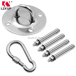 Hamac à montage mural crochets <span class=keywords><strong>d</strong></span>'<span class=keywords><strong>ancrage</strong></span> accessoires de yoga balançoire de plafond <span class=keywords><strong>Kit</strong></span> de suspension crochets <span class=keywords><strong>Kit</strong></span> de suspension de plafond en acier inoxydable - Product Image 1