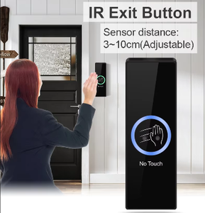 IR hồng ngoại Exit Button cửa tự động phát hành cảm biến không tiếp xúc không có cảm ứng Exit Button nhập cửa cổng kiểm soát truy cập hệ thống - Product Image 2