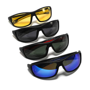 Lunettes de soleil polarisées P507 pour le cyclisme, monture noire, verres TAC, protection UV400, sports de plein air, pêche, conduite - Product Image 5