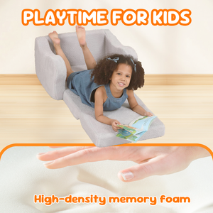 โซฟานุ่มสำหรับเด็กเล่นโซฟาโฟมพับได้เป็นมิตรกับสิ่งแวดล้อมสำหรับสัตว์เลี้ยงสุนัขแมวโซฟาพร้อมที่ถอดฝาครอบกันน้ำ - Product Image 3