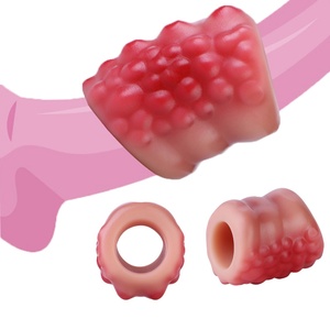 CITYFUN Funda de Silicona para Pene, Anillo para Pene Grueso, Accesorio para Retrasar la Eyaculación, Anillo para Pene que Mejora la Estimulación Sexual para Hombres - Product Image 1