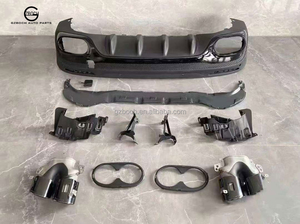 Accesorios para automóviles para Mercedes Benz <span class=keywords><strong>GLB</strong></span> X247 actualización GLB35 AMG kit de carrocería conjunto de parachoques delantero puntas de difusor trasero - Product Image 4