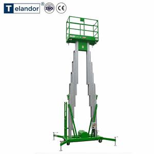 Plateforme élévatrice double mât 10m 125kg pour installation en centre d'exposition, en aluminium - Product Image 4