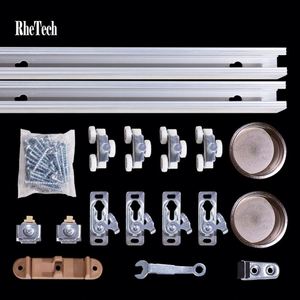 WEKIS Kit de Herrajes Modernos y Duraderos de Aleación de Zinc para Puertas Plegables con Instalación por Tornillos para Almacenes Interiores - Product Image 3