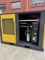 Compresor de Aire de Tornillo Rotativo Industrial PM VSD de 37 kW, 55 kW, 75 kW, 7-12 Bares, Precio de Fábrica, para Líneas de Producción Industriales