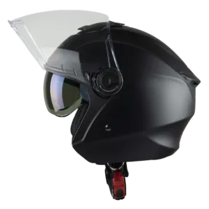Cascos de motocicleta ROYCE Advanced ABS DOT estándar de cara abierta con doble visera nueva oferta - Product Image 1