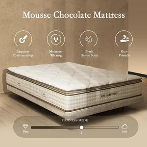Matelas de <span class=keywords><strong>lit</strong></span> Queen Size à ressorts ensachés sans colle et mousse à mémoire de forme au thé <span class=keywords><strong>vert</strong></span>, roulé en boîte, pour <span class=keywords><strong>lit</strong></span> de massage - Product Image 2