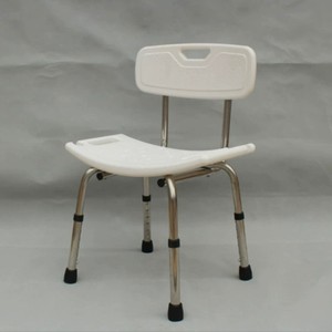 Chaise de douche Guilin en acier inoxydable, capacité de 150 kg, siège de bain antidérapant pour personnes âgées, handicapées, femmes enceintes - Product Image 4