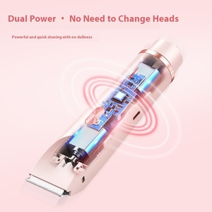<span class=keywords><strong>2025</strong></span> Máy cạo râu điện hai đầu cầm tay sử dụng thiết bị làm đẹp nam nữ khu vực riêng tư tẩy lông mô hình mới điện - Product Image 4