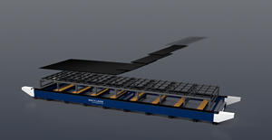 Han's <strong>Laser</strong> Large Format High-performance 20000w Metal Plate Cnc Fiber <strong>Laser</strong> Cutter Machine - Product Image 6