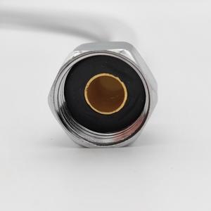 Tuyau de pommeau de <span class=keywords><strong>douche</strong></span> à main en PVC blanc de 0.3m non toxique étanche et anti-pliage <span class=keywords><strong>court</strong></span> accessoire de plomberie <span class=keywords><strong>flexible</strong></span> - Product Image 5