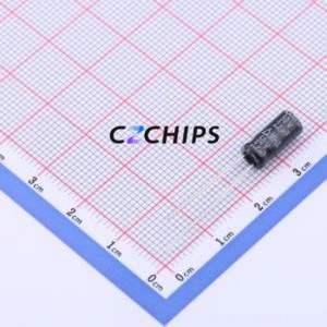 Condensador Electrolítico de Aluminio MHA50V2.2M5*11 LO de Montaje Pasante, D5xL11mm 2.2uF 20% 50V 34mA-120Hz - Product Image 1