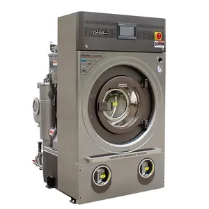 Machine industrielle de nettoyage à sec à écran tactile entièrement automatique de type vertical, machine de blanchisserie et d'hôtel, perc de 8kg