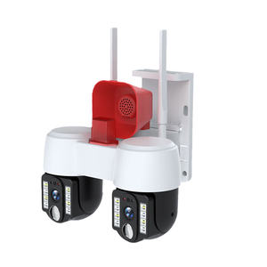 กล้องวงจรปิดรักษาความปลอดภัยเลนส์คู่ซูม10x เซ็นเซอร์ CMOS Wi-Fi 4MP V380pro กล้องวงจรปิดมองกลางคืนเมมโมรี่การ์ดเก็บข้อมูล IP PTZ กลางแจ้ง - Product Image 1