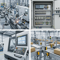 Carte de circuit imprimé industrielle personnalisée (PCB) et assemblée (PCBA) 1 à 20 couches, contrôleur de moteur servo PLC, fabricant OEM ODM, haute performance TG ENIG RoHS Lierxin