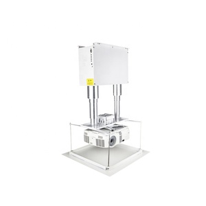 Meccanismo di Sollevamento TV in Acciaio con Telecomando, Supporto a Soffitto Nascosto per Proiettore Elettrico e Telecamera, Altezza Regolabile - Product Image 3