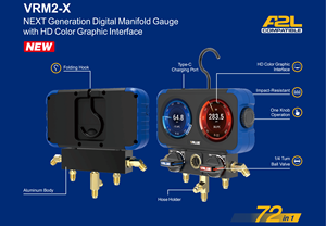 เกจวัดความดันดิจิตอล VRM2-X พร้อมจอแสดงผลสี HD - Product Image 3