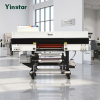 Nouvelle imprimante UV rouleau-à-roule pour autocollants avec dorure à chaud et vernis argenté, imprimante UV DTF 60 cm avec laminateur I3200-U1 – Offre spéciale