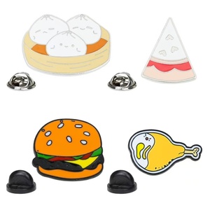 Insignes d'é<span class=keywords><strong>pingles</strong></span> de marque personnalisés Conception personnalisée <span class=keywords><strong>Chips</strong></span> de fleurs sur le thème des fruits Émail pour épinglette Broches Entreprise - Product Image 3