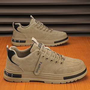 Chaussures de sport respirantes à semelle épaisse antidérapante pour hommes, chaussures décontractées légères et confortables, classiques et polyvalentes - Product Image 1