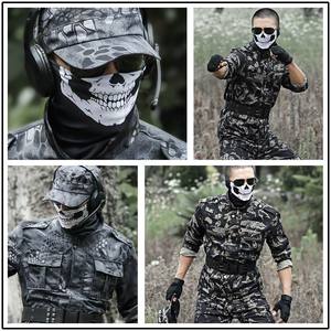 Camouflage cyclisme visage <span class=keywords><strong>masque</strong></span> écharpe cache-cou hommes sans couture Bandana femmes bandeau cagoule Tube visage bouclier - Product Image 4