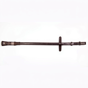 Rubber Horse Reins <b>Lead</b> <b>Ropes</b> Dark Brown 54 Inch Long with Buckle Hardware Equestrian Training Equipment - Product Image 1