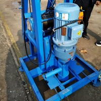 Machine de forage de puits électrique à haute efficacité, profondeur 130 m, petite foreuse pour l'agriculture, l'irrigation et l'usine
