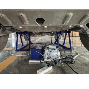 Lève-voiture portable électrique à déverrouillage rapide pour <span class=keywords><strong>garage</strong></span>, atelier et réparation rapide des véhicules – Ciseaux de levage souterrains - Product Image 5