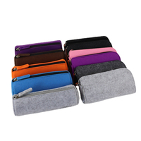 KOZY Nouvelle Pochette Créative Multifonction en Feutre pour Stylos, Étui à Lunettes, Sac de Papeterie Épais pour Étudiants avec Logo Personnalisé 20x9cm Pliable