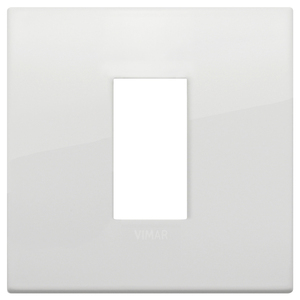 Vimar Wall <b>Switch</b> 1M Polar Total Look 9.9x9.8x1.7cm - Product Image 1